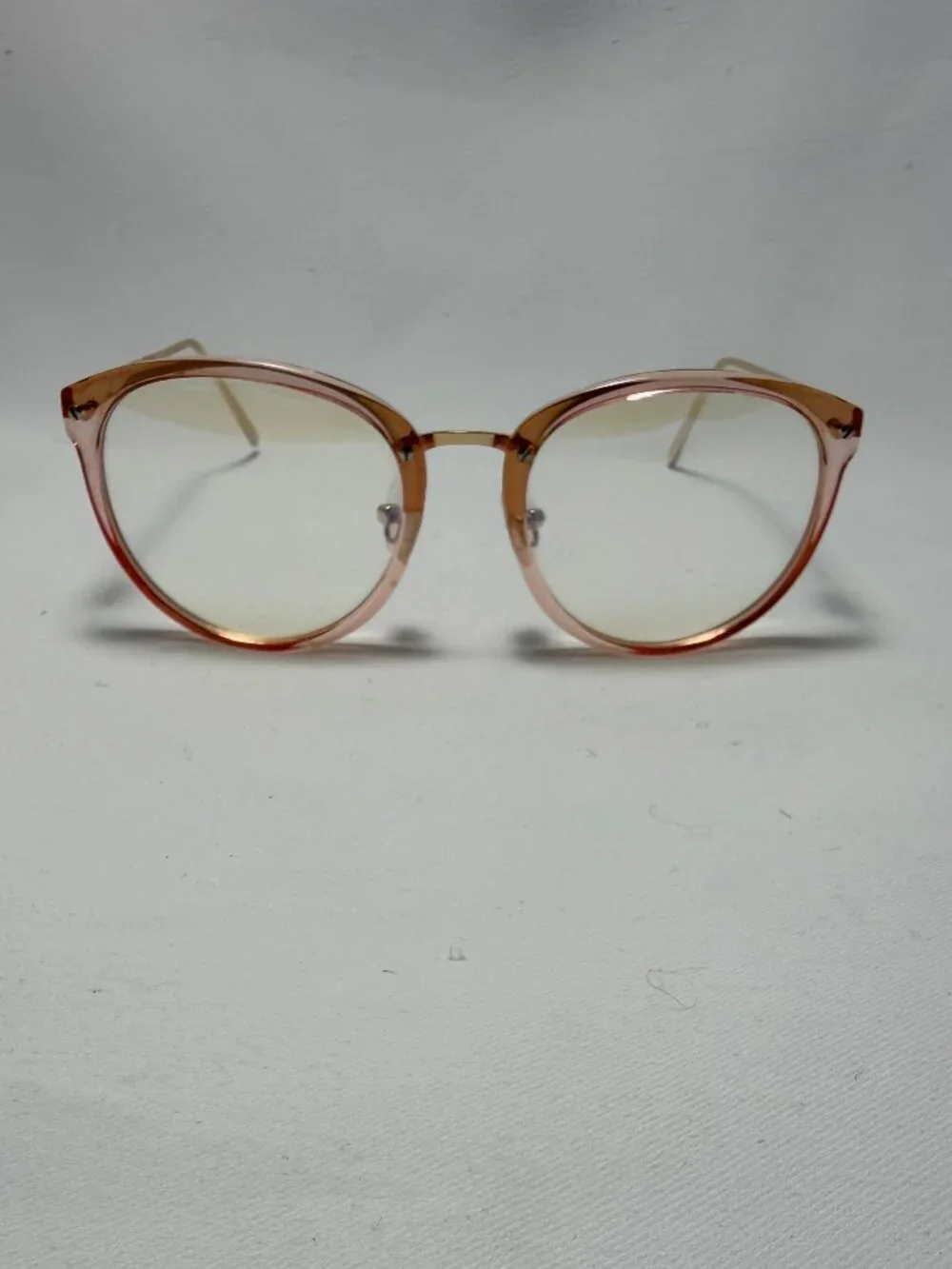 TIJN Pink Clear Eyeglasses Frames Only